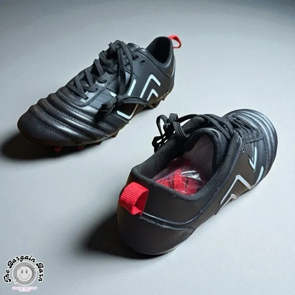 IDA Sports Classica 22 Women’s Soccer Cleats Size 9.5 FG Black NWOT w/ Red Laces - Picture 2 of 6